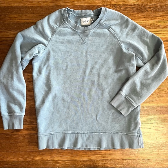 Pact Tops - Pact organic cotton sweatshirt M blue women’s